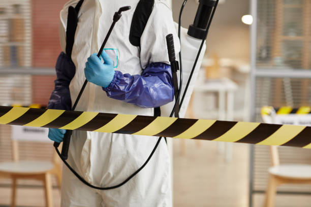 Professional Blood Cleanup technician working in Godley, TX
